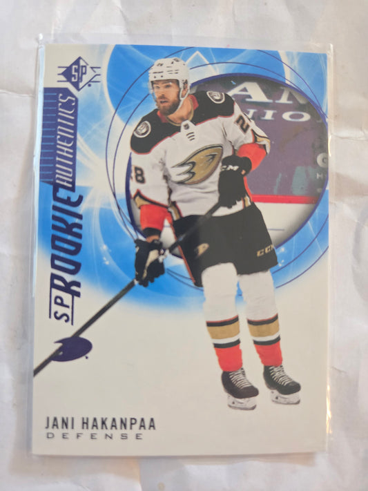 Jake Hakanpaa Blue SP Rookie Authentics #117 [Anaheim Ducks]