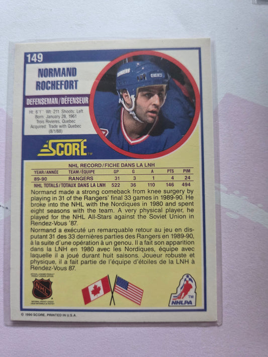 Normand Rochefort NHL Score #149 [New York Rangers]