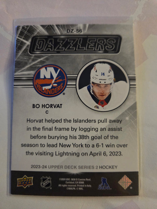 Bo Horvat Upper Deck Series 2 Blue Dazzlers [New York Islanders]