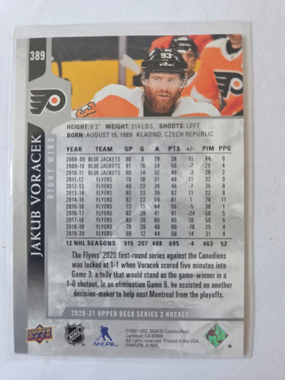 Jakub Voracek Upper Deck Series 2 #389 [Philadelphia Flyers]
