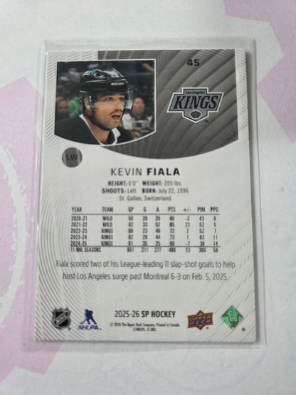 Kevin Fiala SP Hockey #45 [Los Angeles Kings]