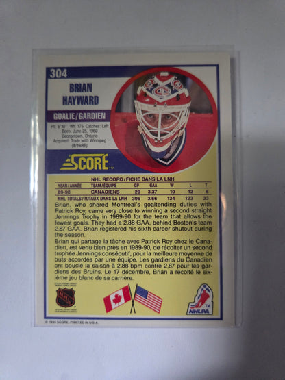 Brian Hayward NHL Score #304 [Montreal Canadians]