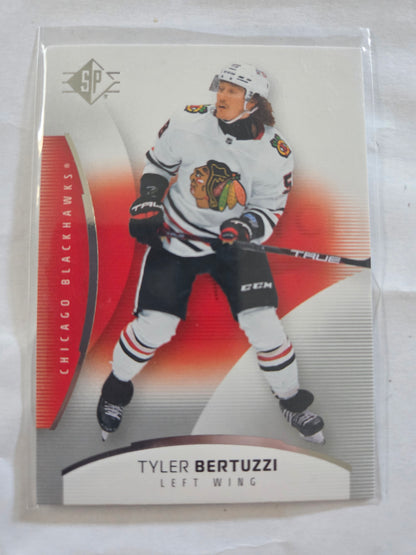 Tyler Bertuzzi Upper Deck SP Hockey #12 [Chicago Blackhawks]