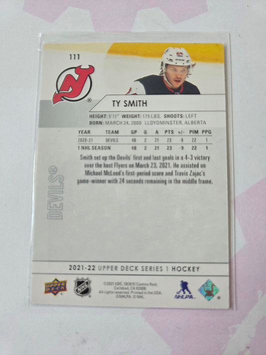 Ty Smith Upper Deck Series 1 #111 [New Jersey Devils]