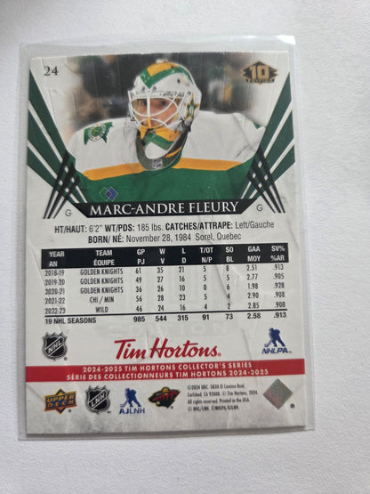Marc-Andre Fleury Upper Deck 10th Edition #24 [Minnesota Wild]