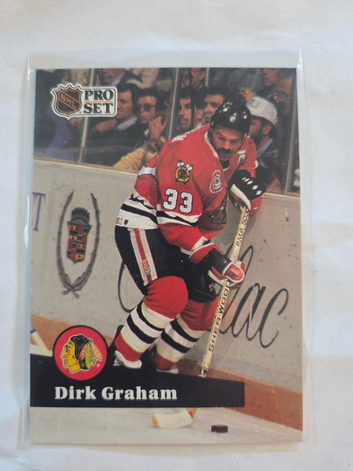 Dirk Graham French NHL Pro Set #51 [Chicago Blackhawks]