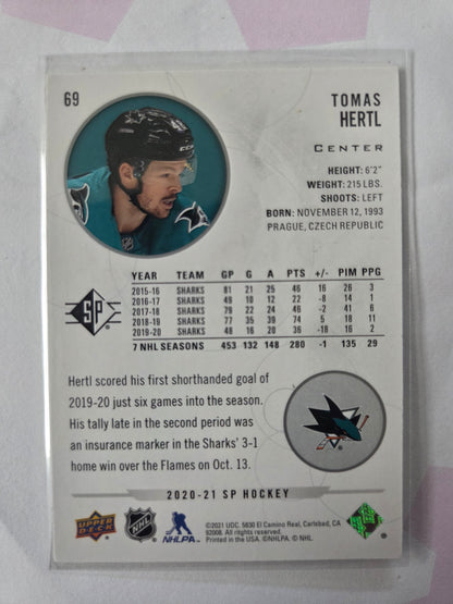Tomas Hertl SP Hockey #69 [San Jose Sharks]