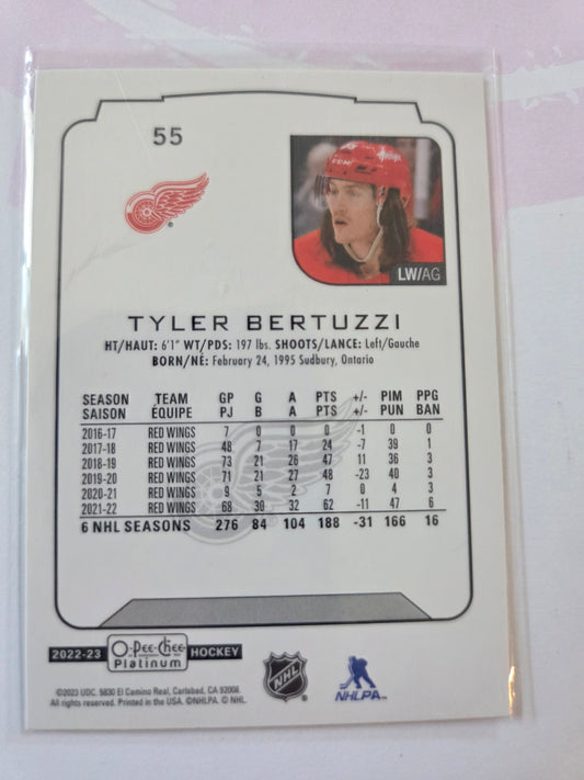Tyler Bertuzzi O-Pee-Chee Platinum Hockey #55 [Detroit Red Wings]