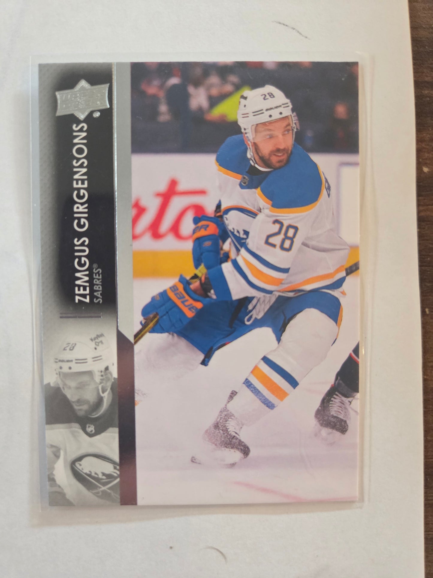 Zemgus Girgensons Upper Deck Series 2 #269 [Buffalo Sabres]