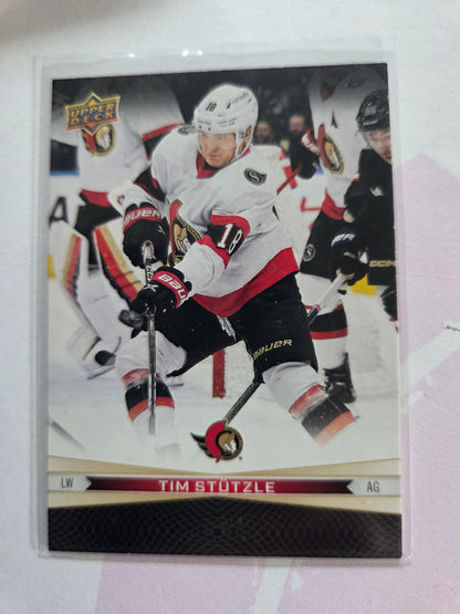 Tim Stützle/Claude Giroux Upper Deck #13 [Ottawa Senators]