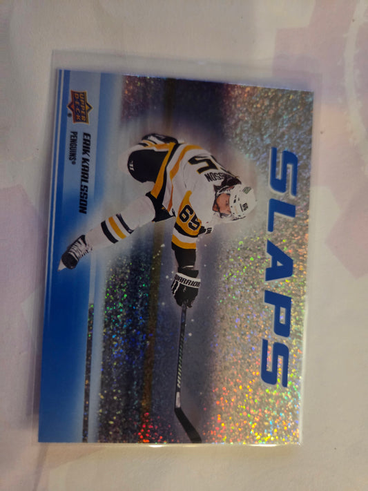 Erik Karlsson Upper Deck Series 2 Speckle Slaps [Pittsburgh Penguins]