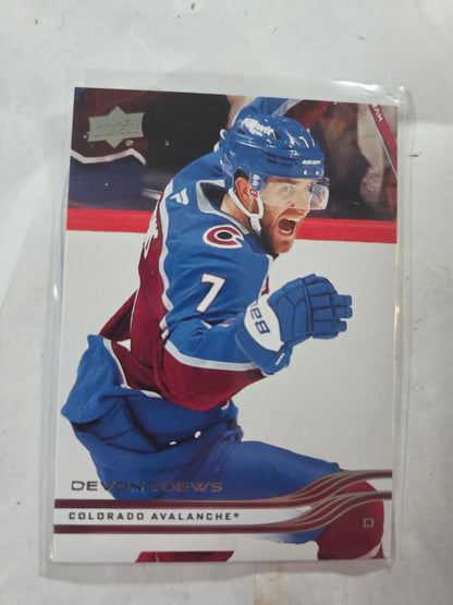 Devon Toews Upper Deck Series 1 #38 [Colorado Avalanche]