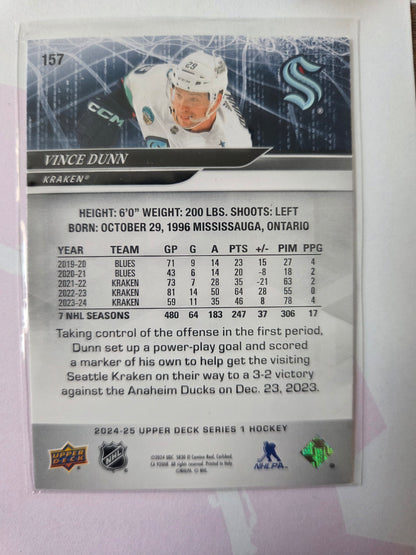Vince Dunn Upper Deck Series 1 #157 [Seattle Kraken]