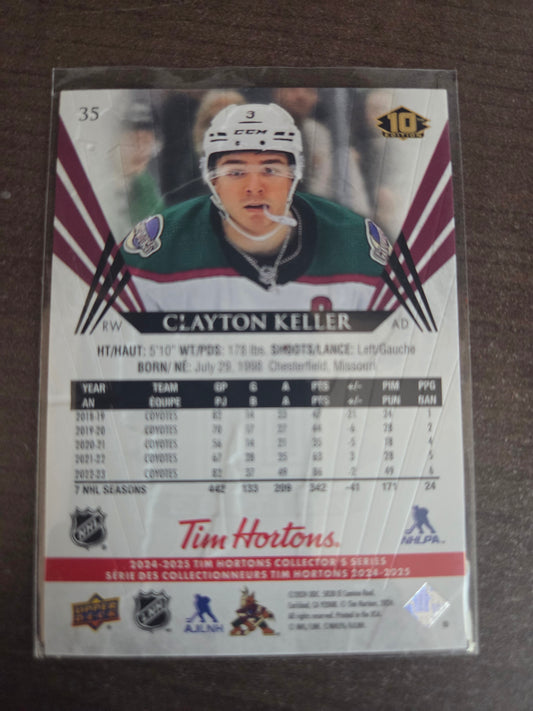 Clayton Keller Upper Deck 10th Edition #35 [Arizona Phoenix Coyotes]