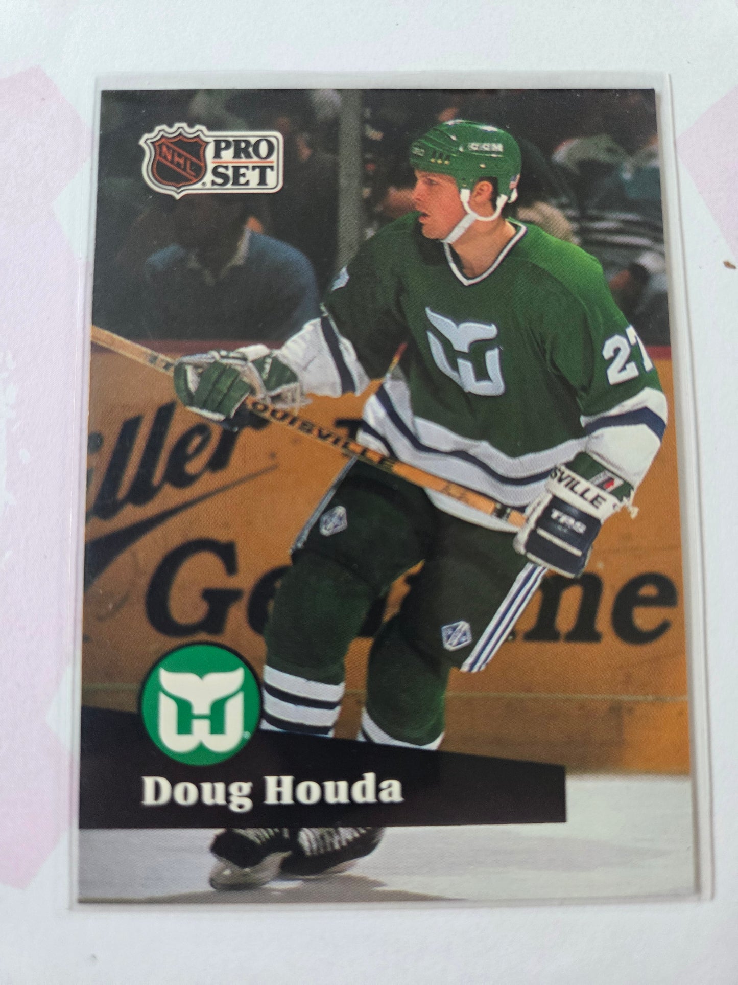 Doug Houda French NHL Pro Set #81 [Hartford Whalers]