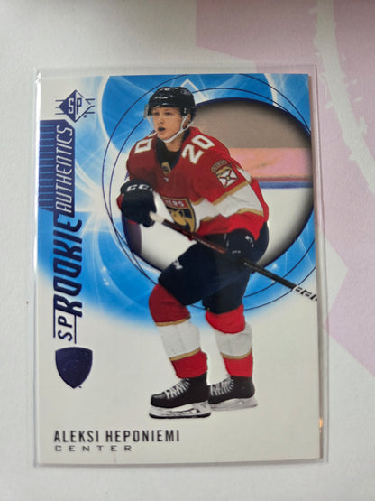 Aleksi Heponiemi Blue SP Rookie Authentics #121 [Florida Panthers]