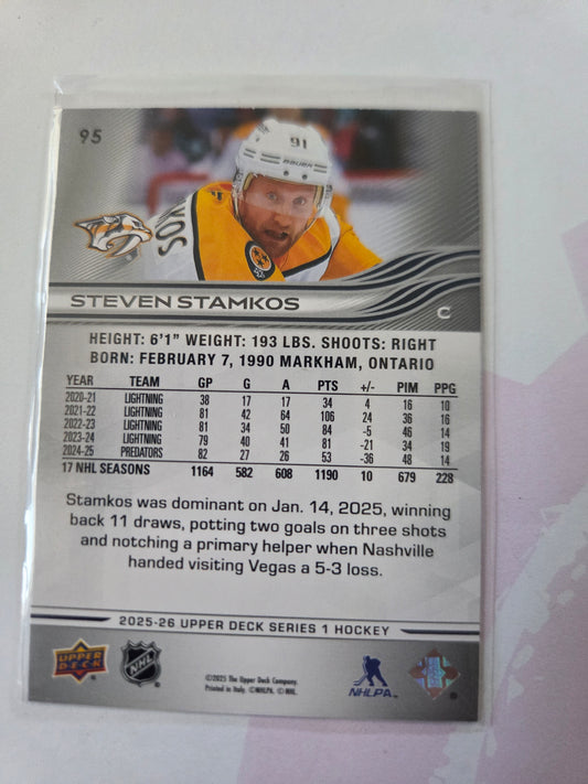 Steven Stamkos Upper Deck Series 1 #95 [Nashville Predators]