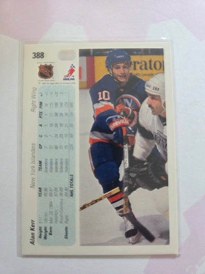 Alan Kerr Upper Deck 90/91 Score #388 [New York Islanders]