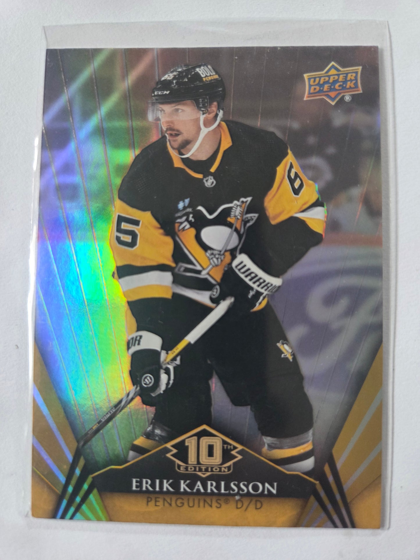 Erik Karlsson Upper Deck 10th Edition #17 [Pittsburgh Penguins]