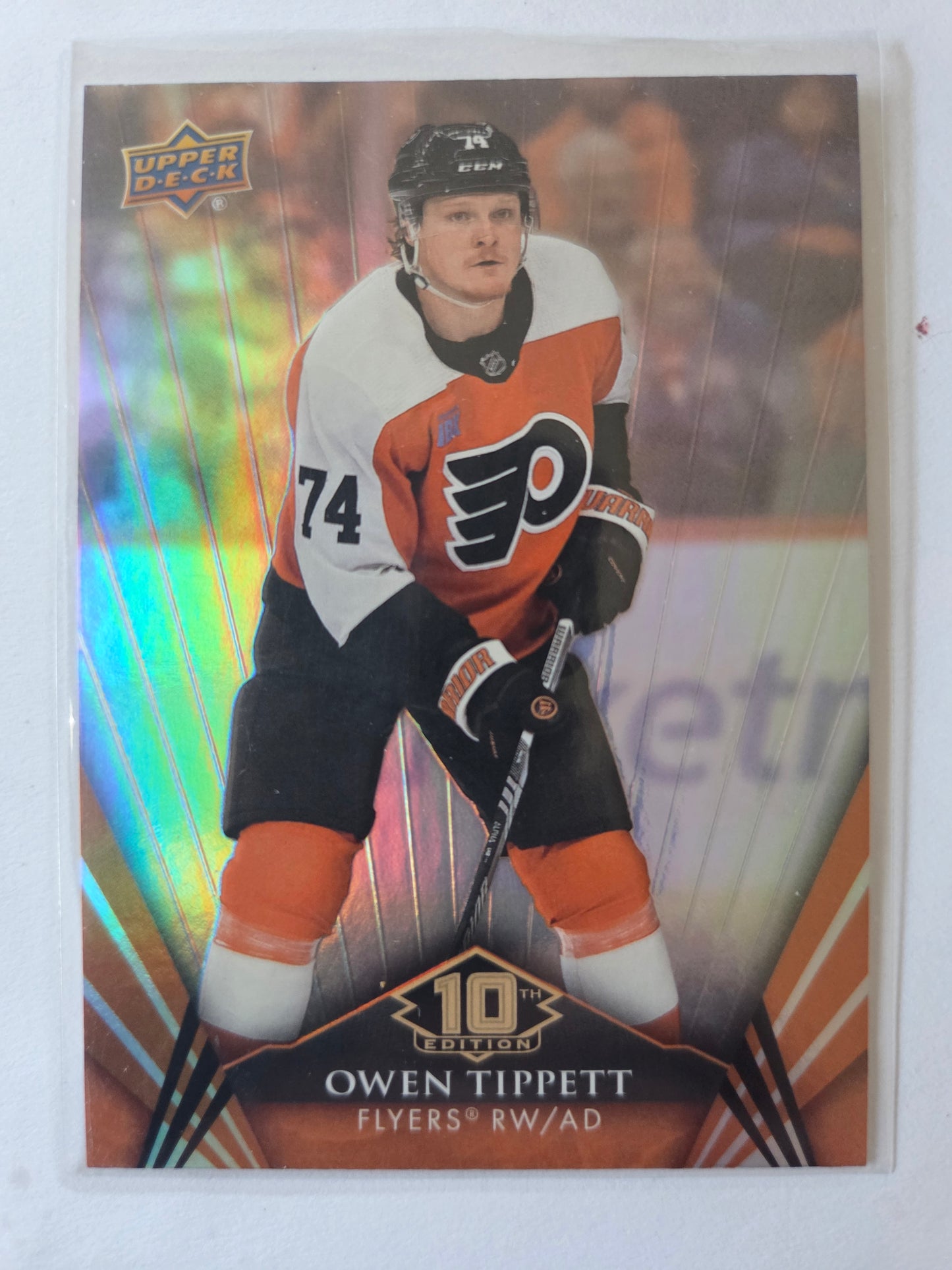 Owen Tippett Upper Deck 10th Edition #90 [Philadelphia Flyers]