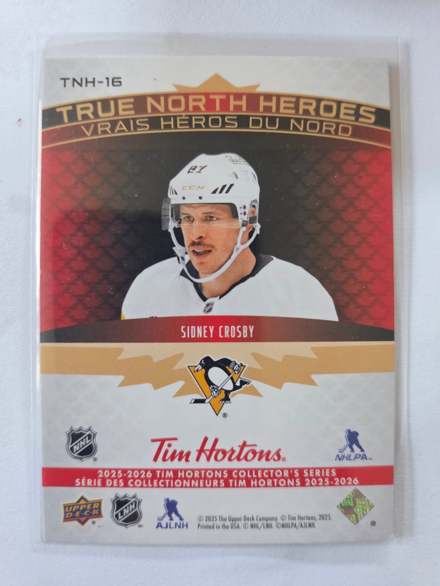 Sidney Crosby Upper Deck True North Heroes [Pittsburgh Penguins]