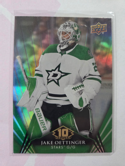 Jake Oettinger Upper Deck 10th Edition #14 [Dallas Stars]