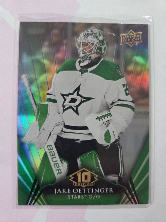 Jake Oettinger Upper Deck 10th Edition #14 [Dallas Stars]