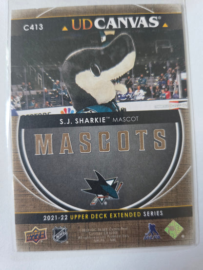 S.J. Sharkie Upper Deck Extended Series UD Canvas [San Jose Sharks]