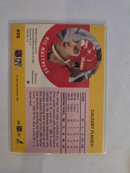 Ric Nattress NHL Pro Set #426 [Calgary Flames]