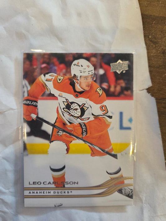 Leo Carlsson Upper Deck Series 1 #2 [Anaheim Ducks]