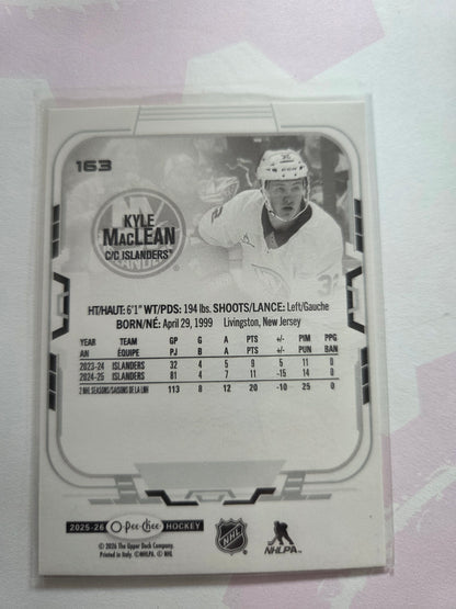 Kyle MacLean O-Pee-Chee Hockey #163 [New York Islanders]