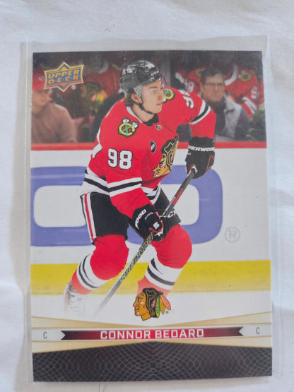 Connor Bedard/Andreas Athanasiou Upper Deck Tim Hortons #67 [Chicago Blackhawks]