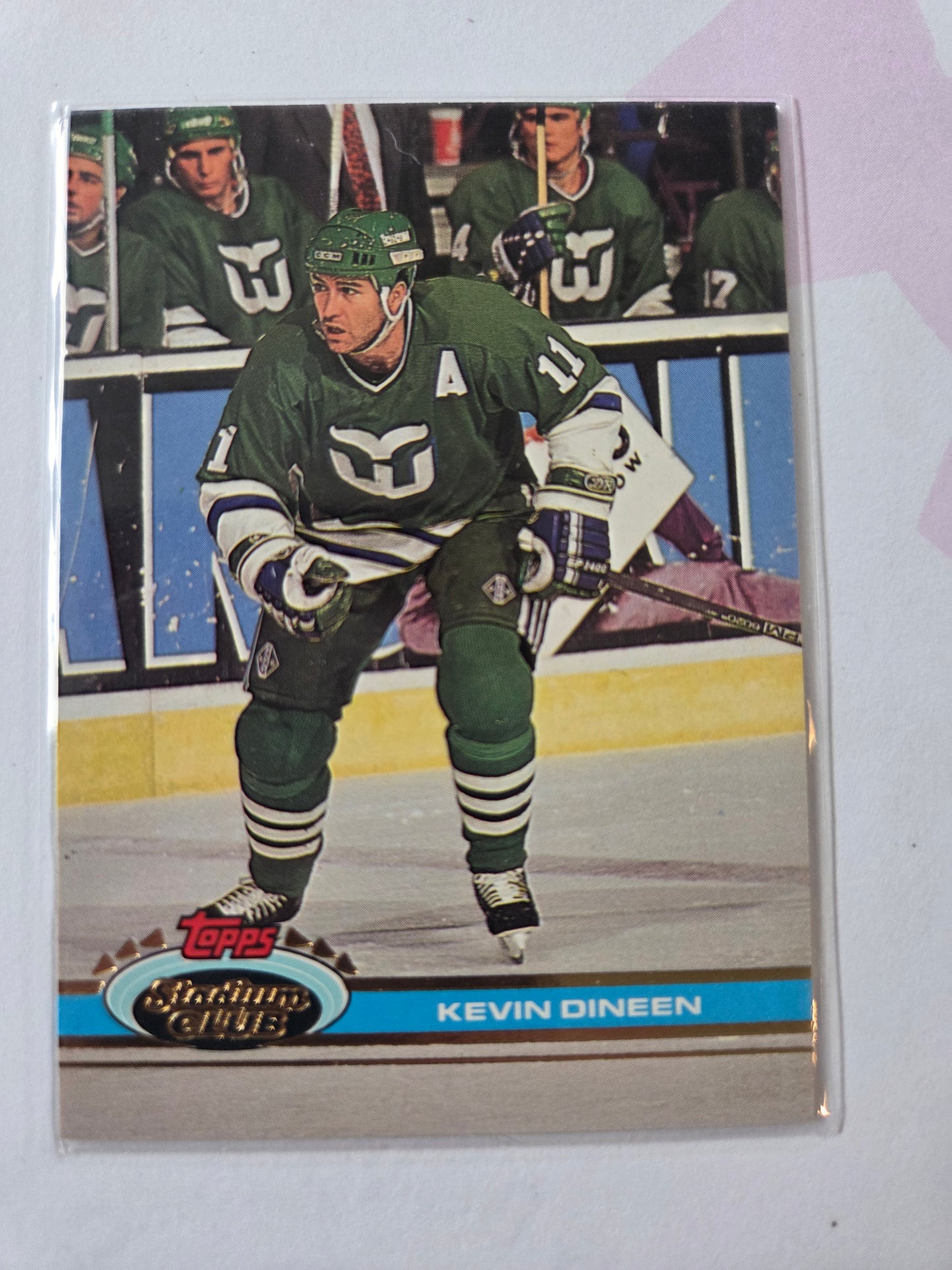 Kevin Dineen Topps Stadium Club #354 [Hartford Whalers]