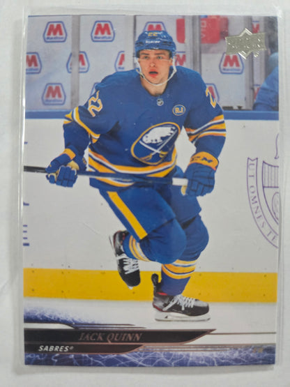 Jack Quinn Upper Deck Series 1 Hockey #27 [Buffalo Sabres]