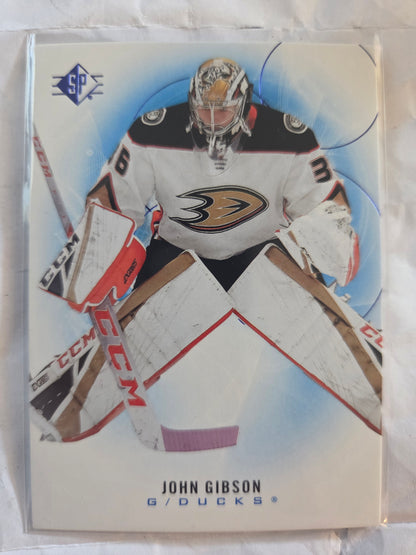 John Gibson Blue SP Hockey #63 [Anaheim Ducks]