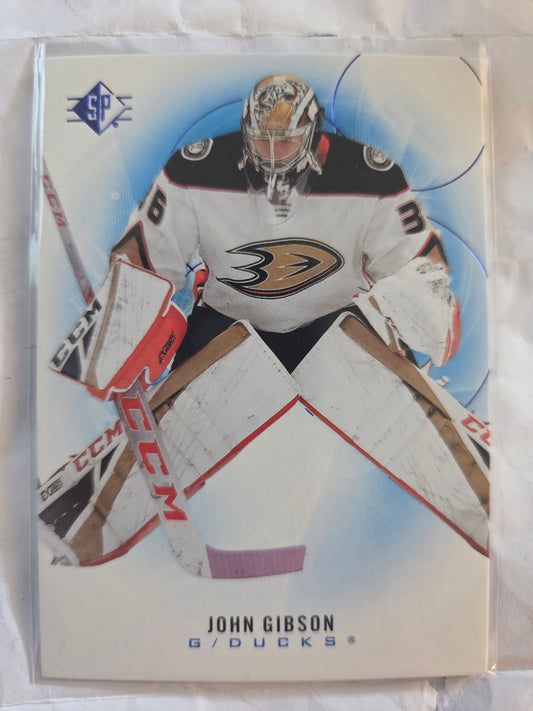 John Gibson Blue SP Hockey #63 [Anaheim Ducks]