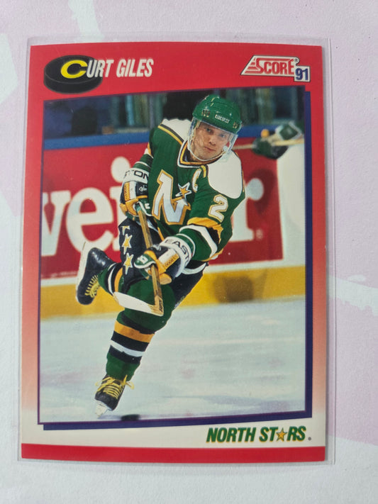 Curt Giles 91 NHL Score #137 [Minnesota North Stars]