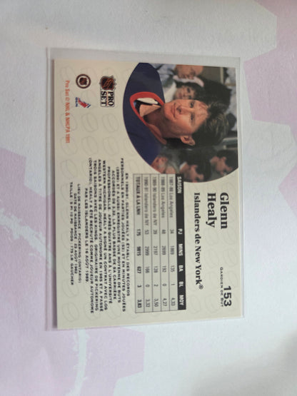 Glenn Healy French NHL Pro Set #153 [New York Islanders]