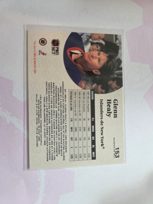 Glenn Healy French NHL Pro Set #153 [New York Islanders]