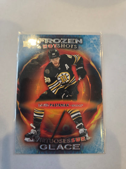 David Pastrnak Upper Deck Frozen Hotshots [Boston Bruins]
