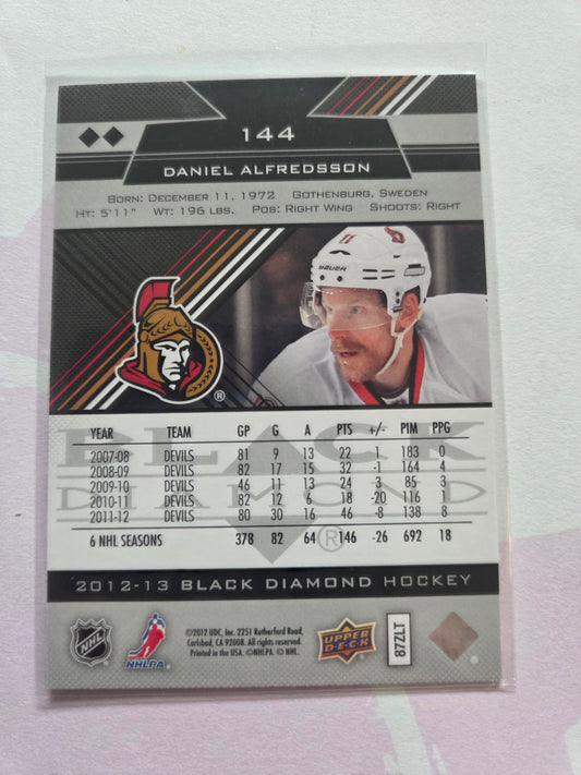 Daniel Alfredsson Upper Deck Black Diamond Hockey #144 [Ottawa Senators]