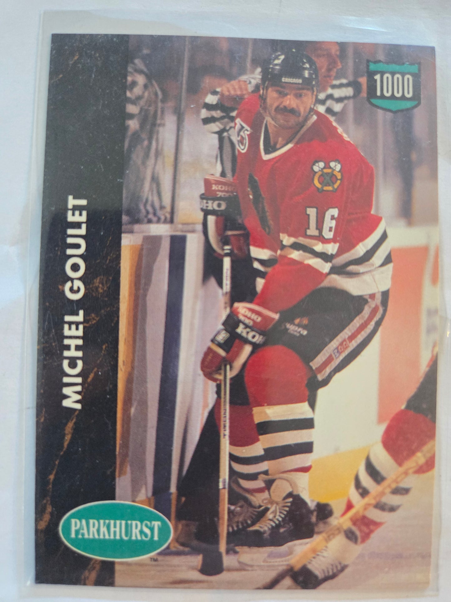 Michel Goulet NHL Pro Set Parkhurst 1000 Point Club #215 [Chicago Blackhawks]