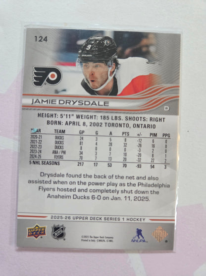 Jamie Drysdale Upper Deck Series 1 #124 [Philadelphia Flyers]