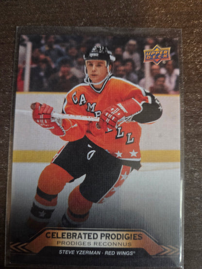 Steve Yzerman Upper Deck Celebrated Prodigies [Detroit Red Wings]