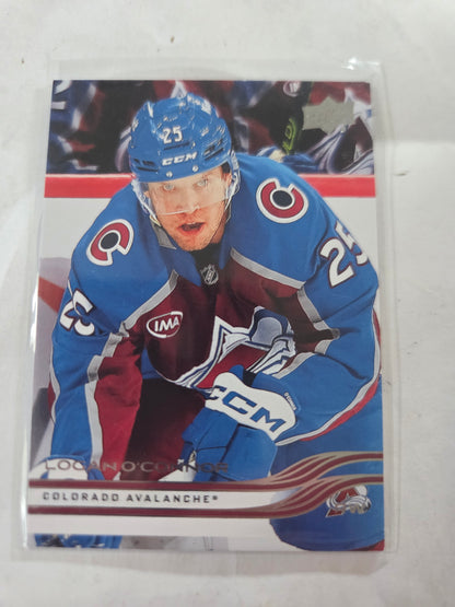 Logan O'Connor Upper Deck Series 1 #40 [Colorado Avalanche]