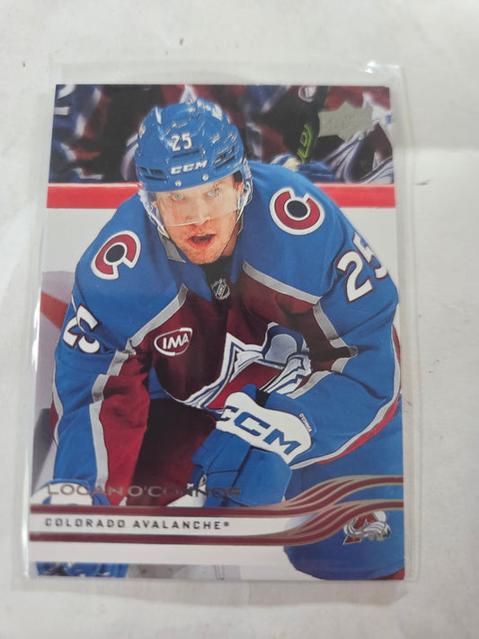 Logan O'Connor Upper Deck Series 1 #40 [Colorado Avalanche]