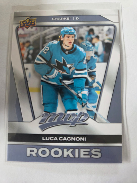 Luca Cagnoni Upper Deck MVP Hockey Rookies #245 [San Jose Sharks]