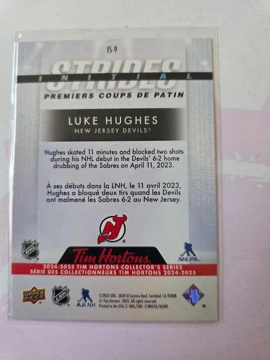 Luke Hughes Upper Deck Initail Strides [New Jersey Devils]