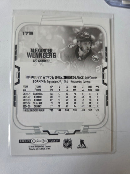 Alexander Wennberg O-Pee-Chee Hockey #175 [San Jose Sharks]