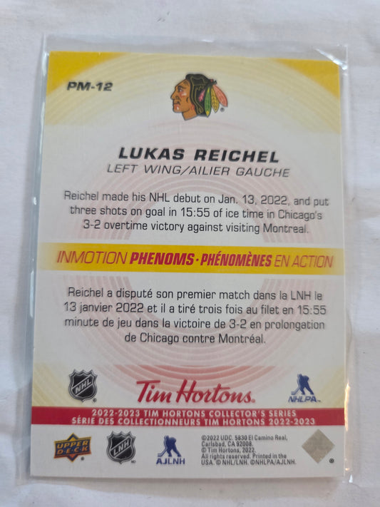 Lukas Reichel Upper Deck Inmotion Phenoms [Chicago Blackhawks]